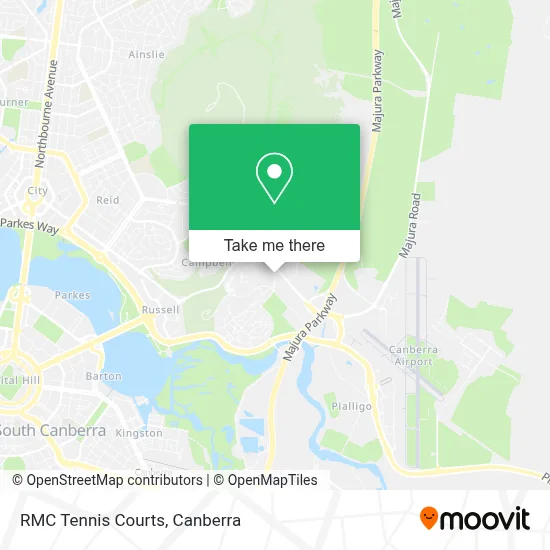 Mapa RMC Tennis Courts