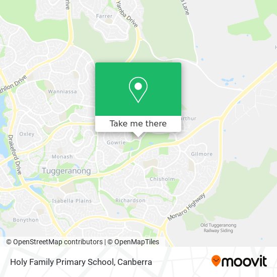 Holy Family Primary School map