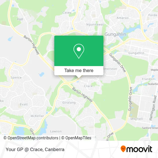 Mapa Your GP @ Crace