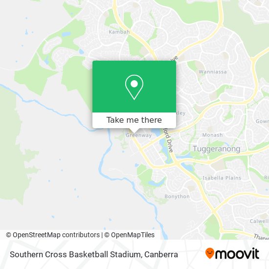 Southern Cross Basketball Stadium map