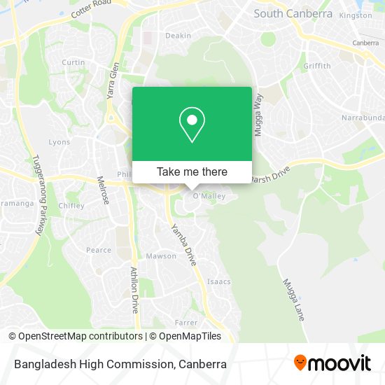 Bangladesh High Commission map