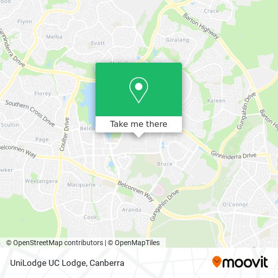 UniLodge UC Lodge map