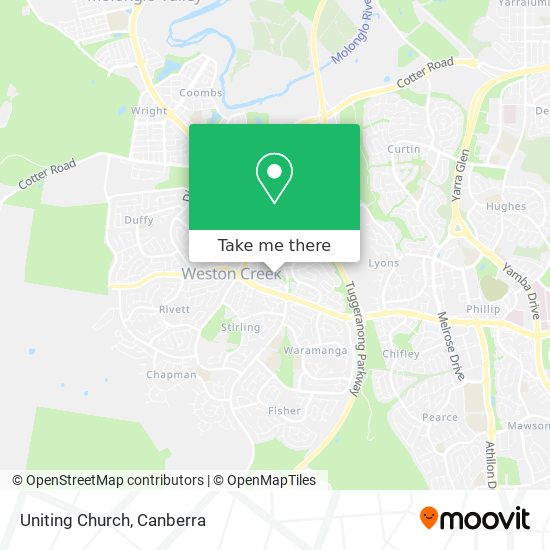 Uniting Church map