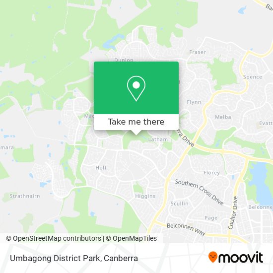 Umbagong District Park map