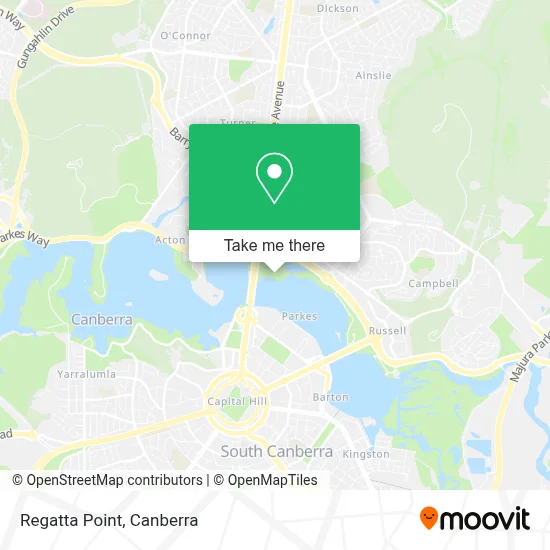 Mapa Regatta Point