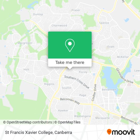 St Francis Xavier College map