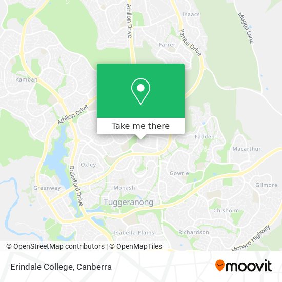 Erindale College map