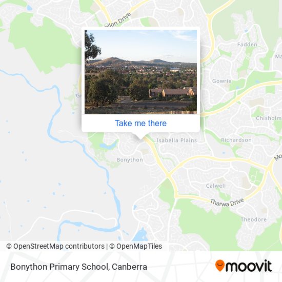 Mapa Bonython Primary School