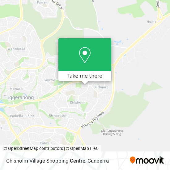 Chisholm Village Shopping Centre map