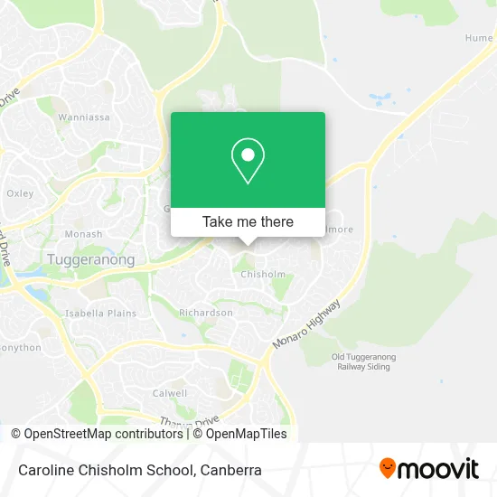 Mapa Caroline Chisholm School