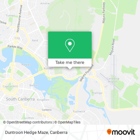 Duntroon Hedge Maze map