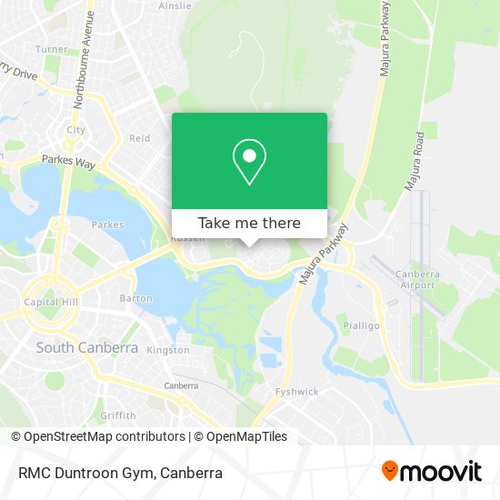 RMC Duntroon Gym map