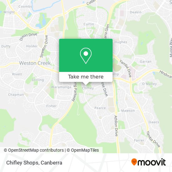 Chifley Shops map