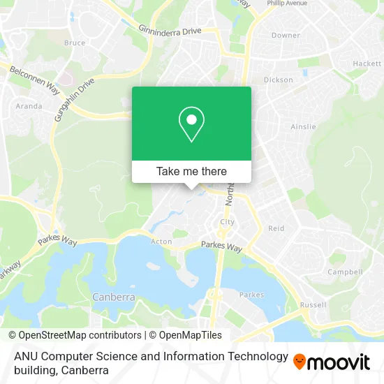 ANU Computer Science and Information Technology building map