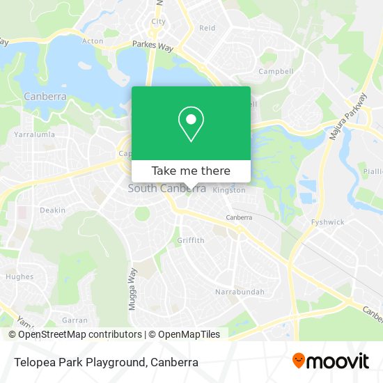Telopea Park Playground map