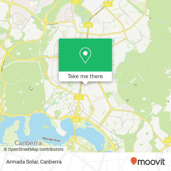 How to get to Armada Solar in Canberra by Bus or Light rail