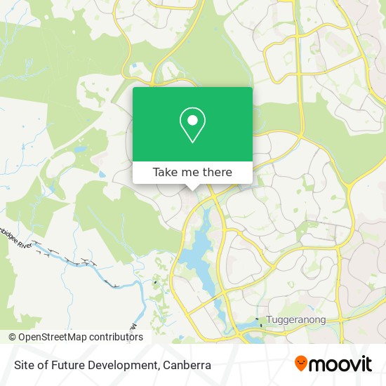 Site of Future Development map