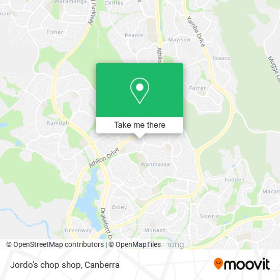 Jordo's chop shop map