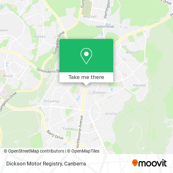 Dickson Motor Registry map
