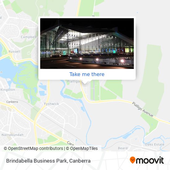 Brindabella Business Park map