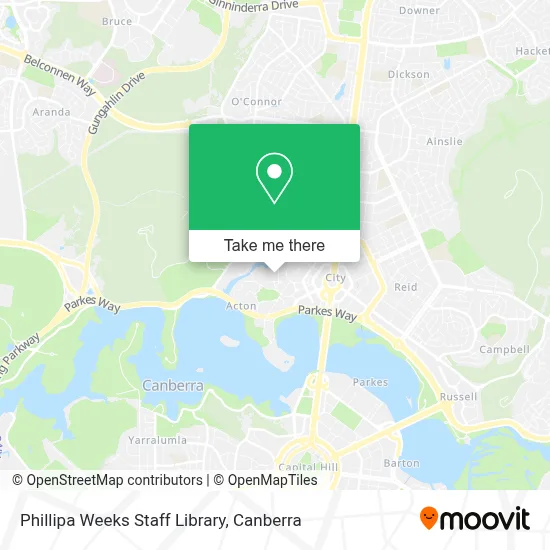 Mapa Phillipa Weeks Staff Library