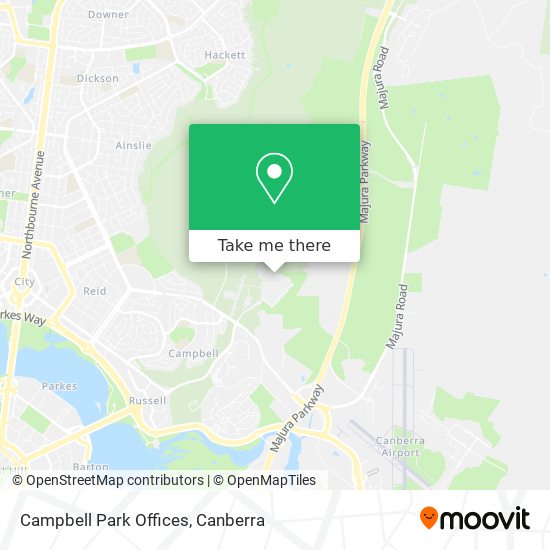 Campbell Park Offices map