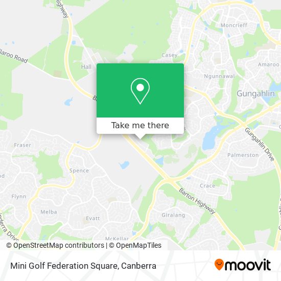 Mapa Mini Golf Federation Square
