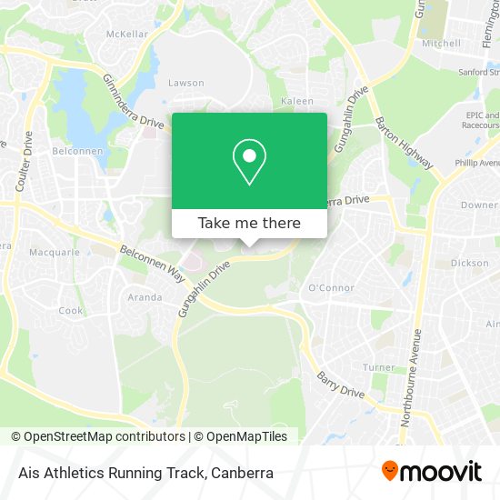 Ais Athletics Running Track map