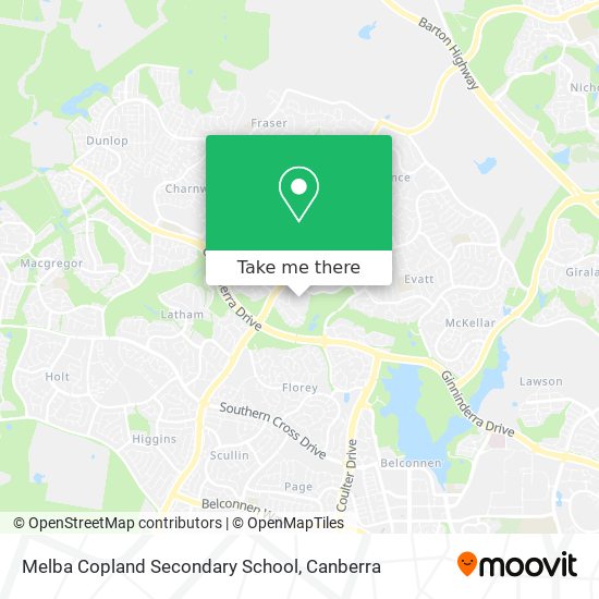 Melba Copland Secondary School map