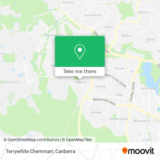 Terrywhite Chemmart map