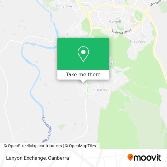 Lanyon Exchange map