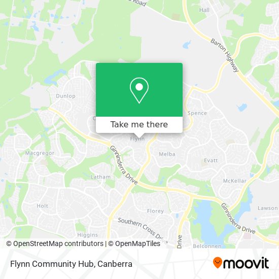 Flynn Community Hub map