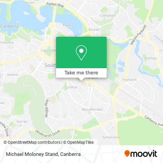 Michael Moloney Stand map