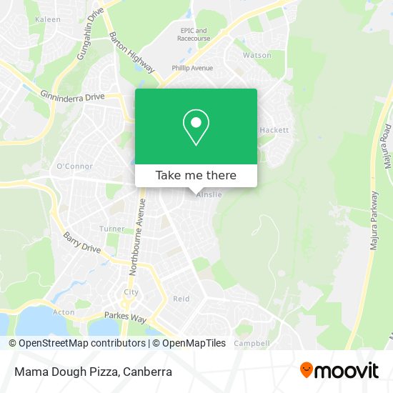 Mama Dough Pizza map