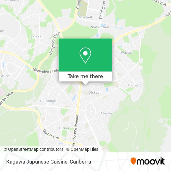 Kagawa Japanese Cuisine map