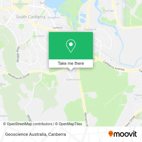 Mapa Geoscience Australia