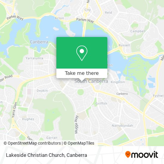 Lakeside Christian Church map