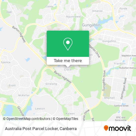 Australia Post Parcel Locker map