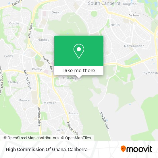 High Commission Of Ghana map