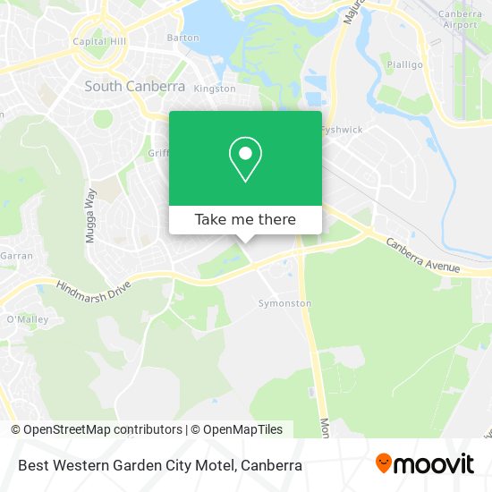 Best Western Garden City Motel map