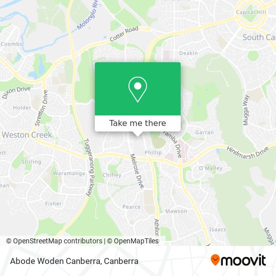 Abode Woden Canberra map