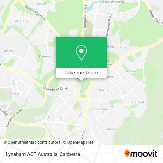 Lyneham ACT Australia map