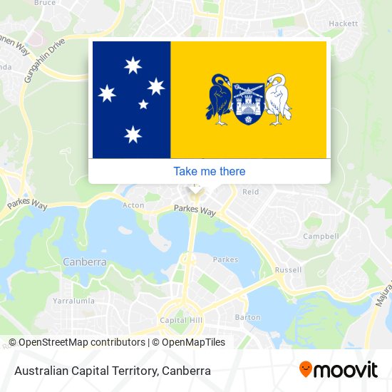 Australian Capital Territory map