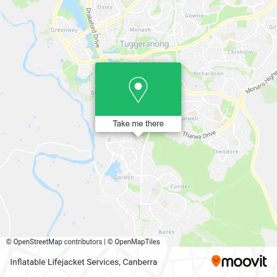 Mapa Inflatable Lifejacket Services