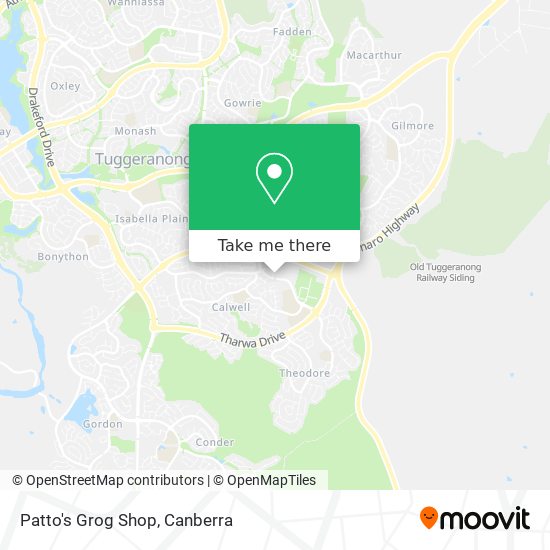 Patto's Grog Shop map