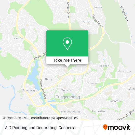 A.D Painting and Decorating map
