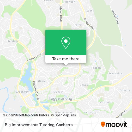 Big Improvements Tutoring map