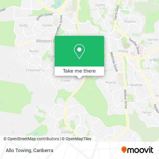 Allo Towing map