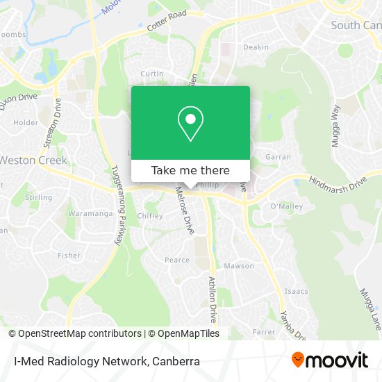 I-Med Radiology Network map