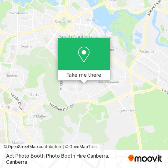 Act Photo Booth Photo Booth Hire Canberra map